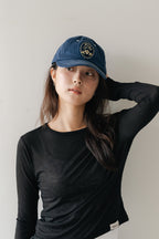 Lace Cap-NAVY