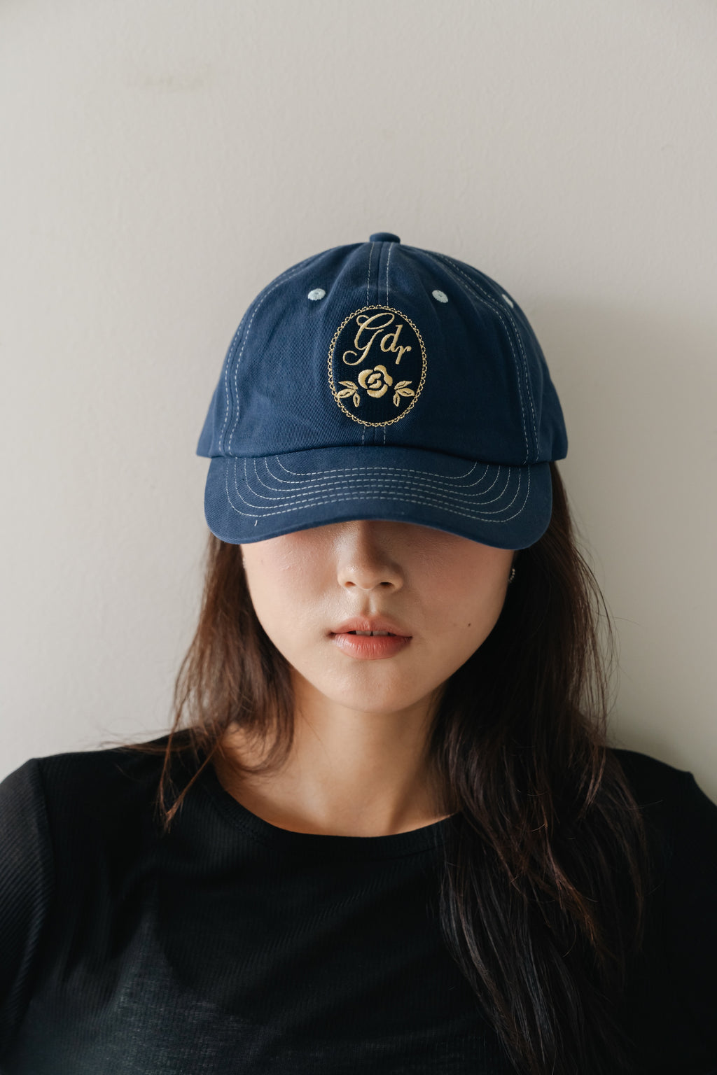 Lace Cap-NAVY