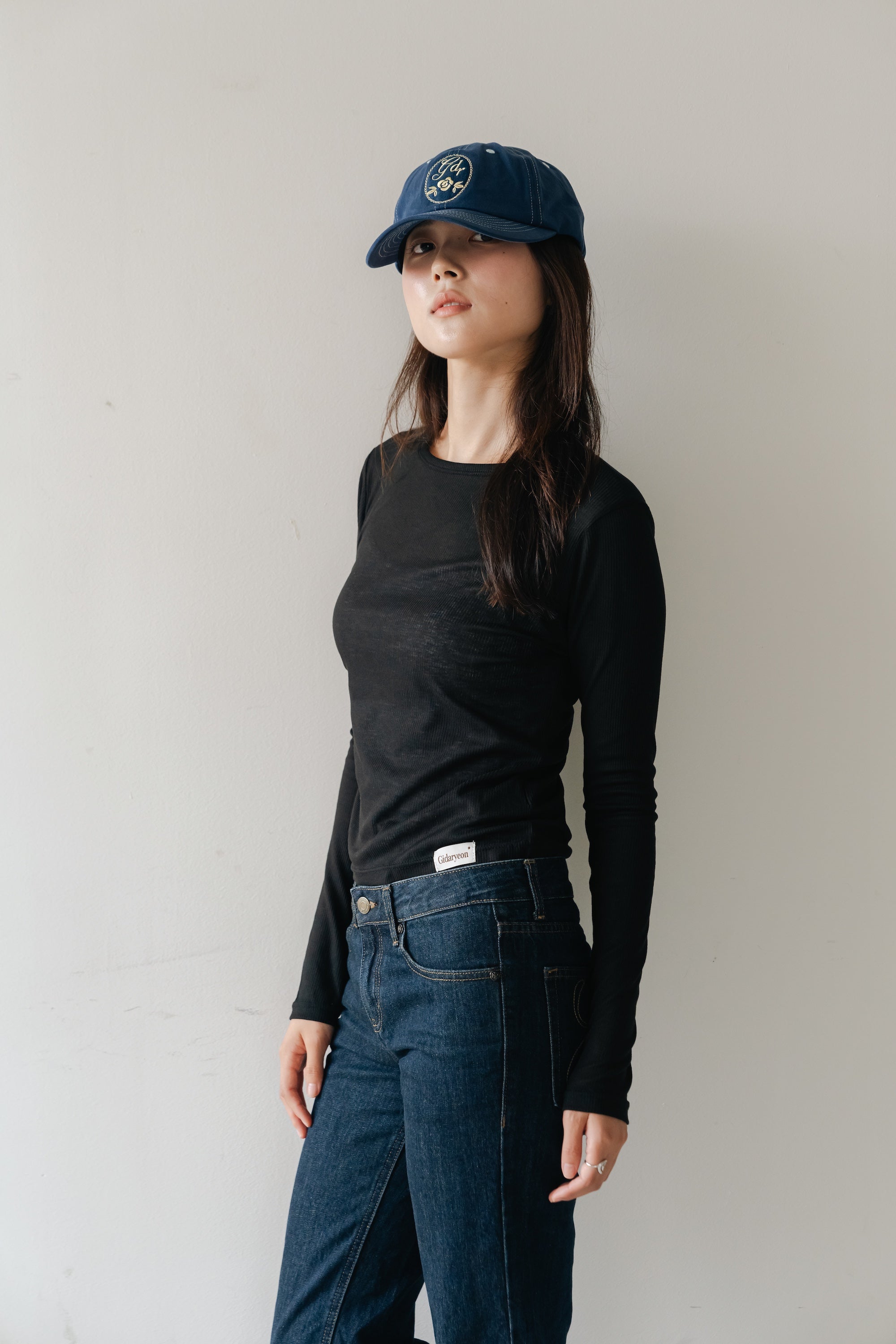 Lace Cap-NAVY