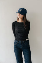 Lace Cap-NAVY