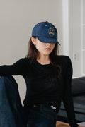 Lace Cap-NAVY