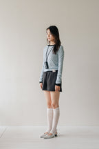 Layered basic tops		-BLUE