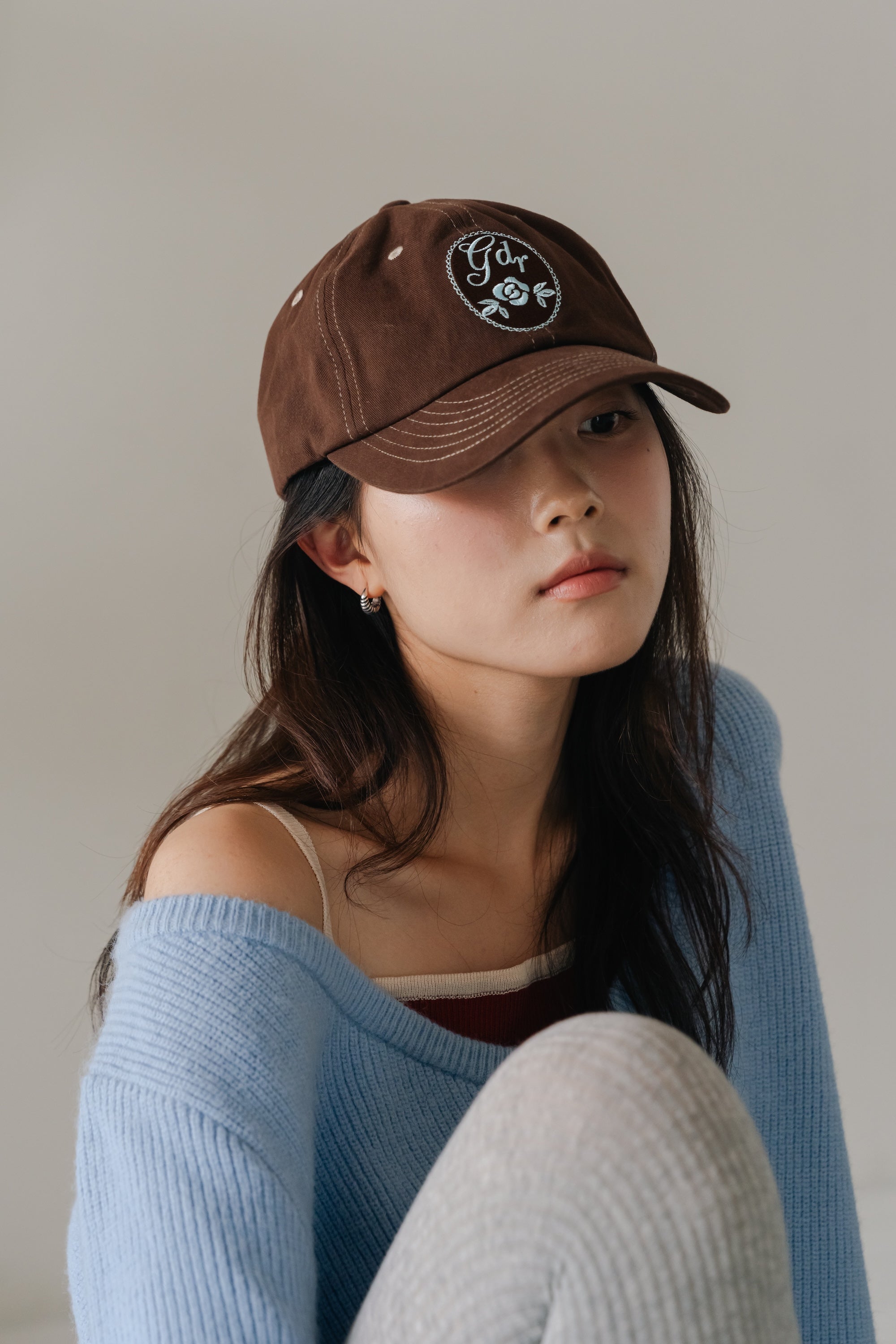 Soft Layered Knit Set-BLUE