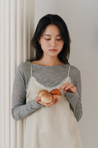 Layered basic tops-GREY