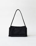 Suede Shoulder Bag-BLACK
