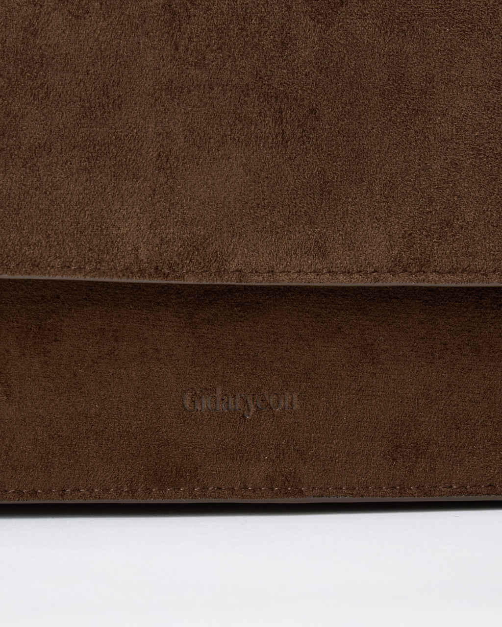 Suede Shoulder Bag-BROWN