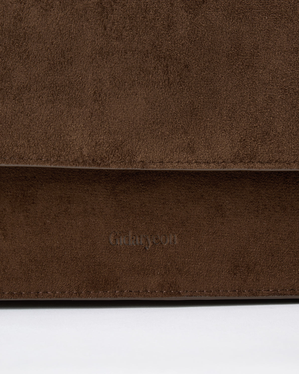 Suede Shoulder Bag-BROWN