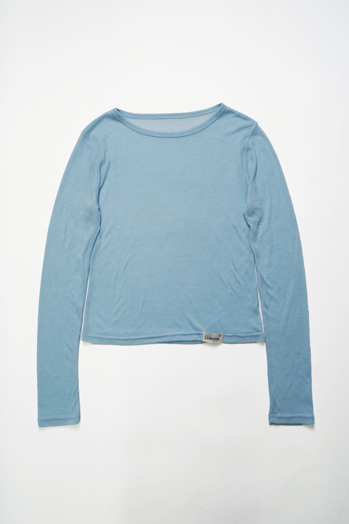 Layered basic tops-BLUE