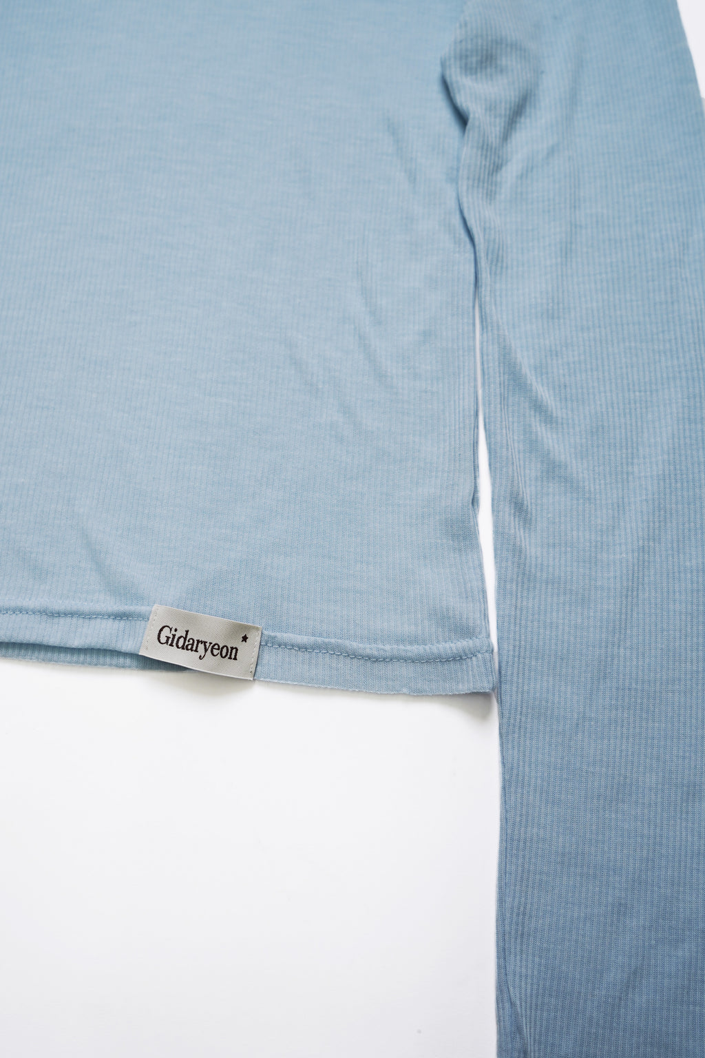 Layered basic tops-BLUE