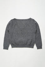 Soft Layered Knit Set-GREY